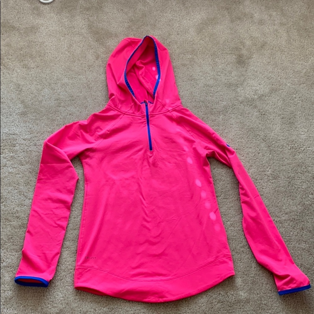 Nike hooded long sleeve top